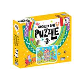 Çocuklar İçin Puzzle - 3 (Kutulu)