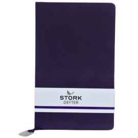STORK Termo Deri Yumuşak Kapaklı Defter (Mor)
