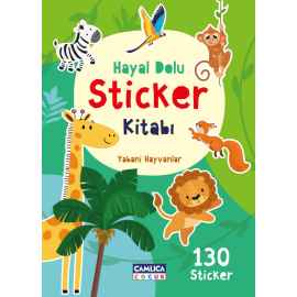 Hayal Dolu Sticker Kitabi-1 (Yabani Hayvanlar)