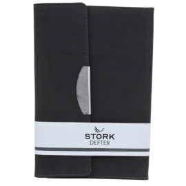 STORK Termo Deri Mıknatıs Kapaklı Defter (Füme)