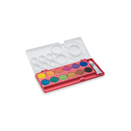 LAMY Deckfarbkasten aquaplus 12 Farben rot
